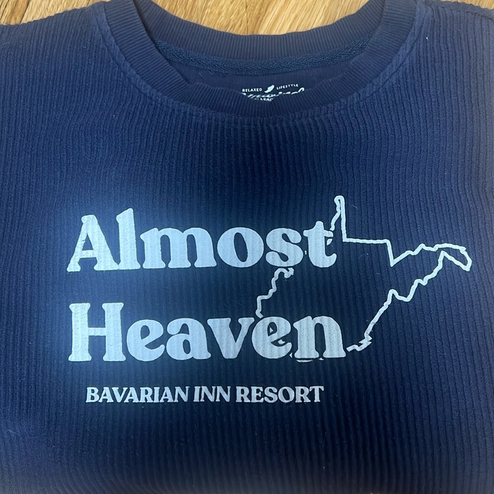 WV cropped crewneck
